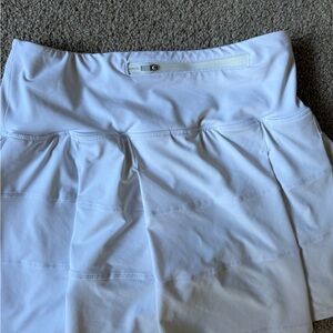 Women's White Skort